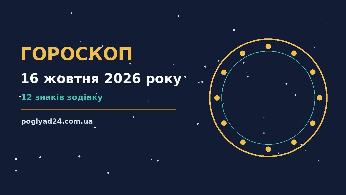 Гороскоп на 16 жовтня 2026 року: на що звернути увагу про події, зустрічі та вибір