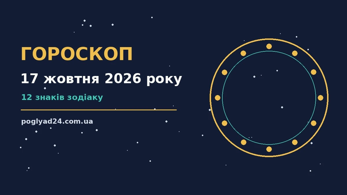 Гороскоп на 17 жовтня 2026 року: на що звернути увагу про події, зустрічі та вибір