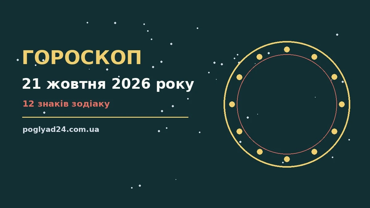 Гороскоп на 21 жовтня 2026 року: на що звернути увагу про події, зустрічі та вибір