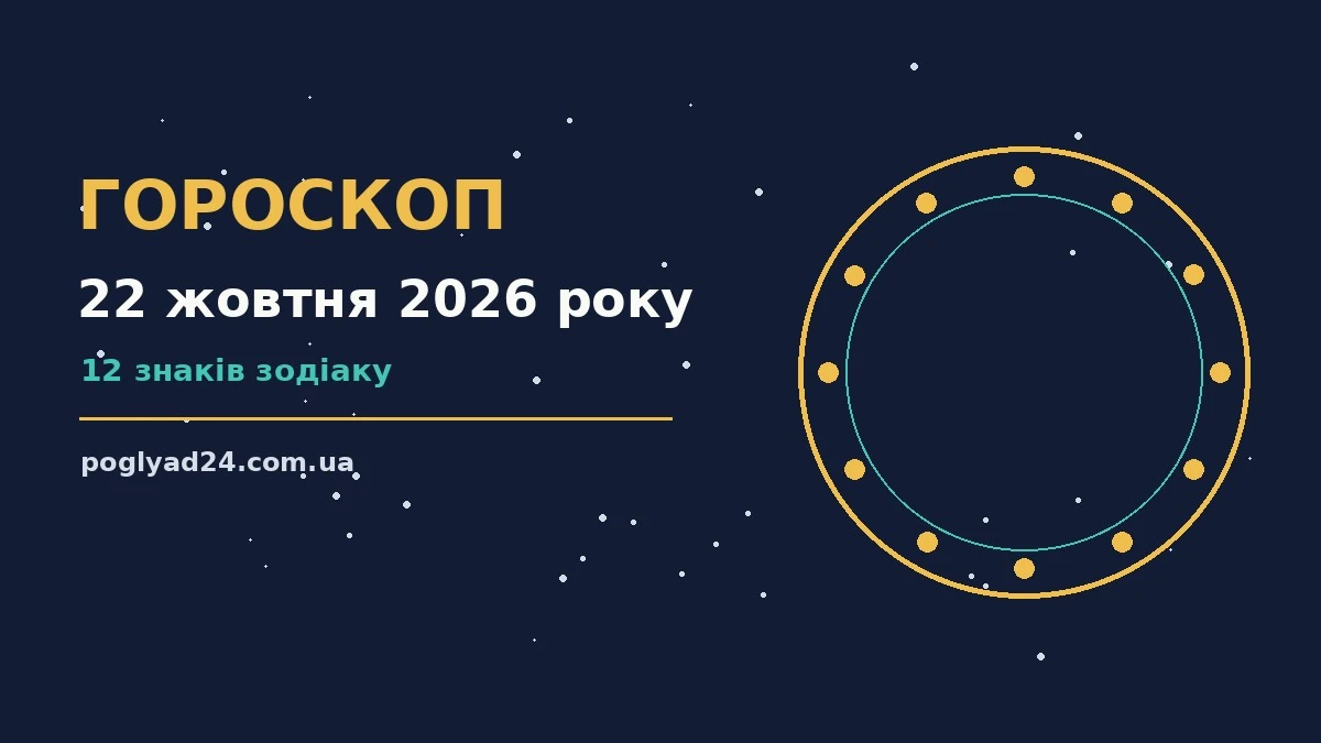 Гороскоп на 22 жовтня 2026 року: на що звернути увагу про події, зустрічі та вибір